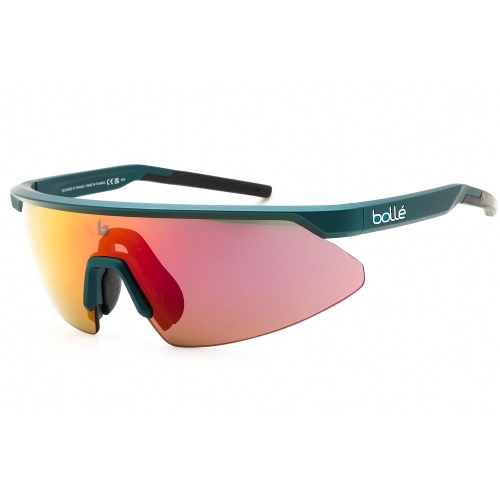 NWT Bolle MICRO EDGE-BS032008 Creator Teal Metallic Sunglasses